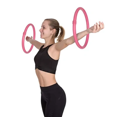 Abbildung von HOOPOMANIA Arm Hoop [2 teilig pink] Hula Arme mit Schaumstoff Winkearm Training