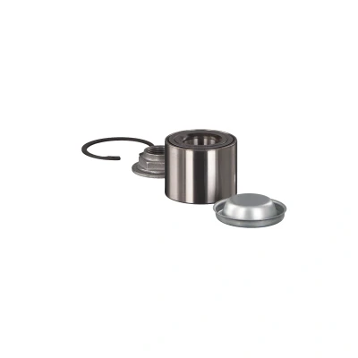 Abbildung von FEBI BILSTEIN 40014 Radlagersatz Hinterachse links, rechts mit Fettkappe, Sicherungsring 62 Kegelrollenlager PEUGEOT: 207 Hatchback