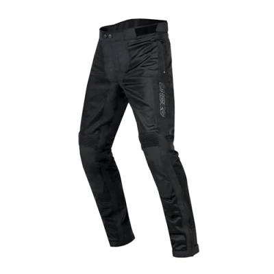 Abbildung von OZONE MOTO Dart Motorradhose Herren Textil Knieprotektoren Stufe 1 Taschen für Hüft und Steißbeinprotektoren Große Mesh Belüftungspaneele