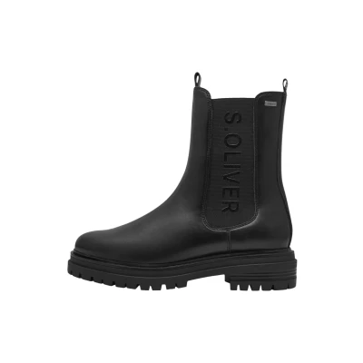 Abbildung von s.Oliver Damen Chelsea Boots mit Reißverschluss Elegant, Schwarz (Black), 40 EU