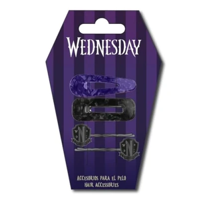 Abbildung von Wednesday Haarspangen Beauty Set für Mädchen, enthält 4