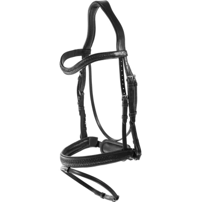 Abbildung von Dyon Plaited Flash Noseband Bridle with Pull back New English Collection