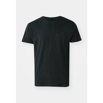 Abbildung von Alpha Industries Coach Tshirt print, Herren, Größe: Medium, Black