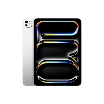Abbildung von Apple 11&quot; iPad Pro (M4): Ultra Retina XDR Display, 1 TB, 12 MP Querformat Frontkamera/12 Rückkamera, LiDAR Scanner, WLAN 6E, Face ID, Batterie für den ganzen Tag, Nanotexturglas Silber