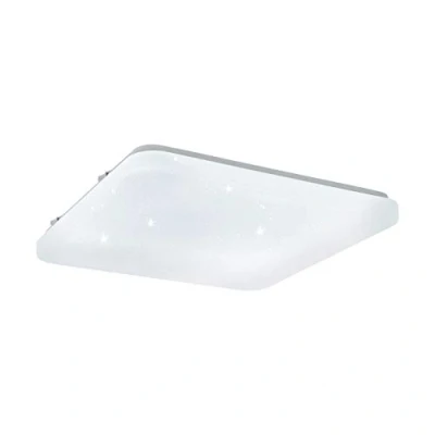 Abbildung von Eglo 97882 LED Deckenleuchte FRANIA S mit Kristallen weiß L:33cm B:33cm H:7cm