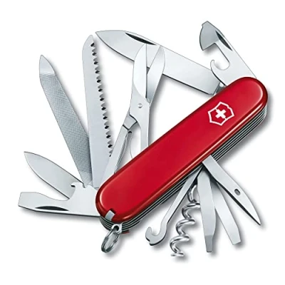 Abbildung von Victorinox Schweizer Taschenmesser, Ranger, Swiss Army Knife, Multitool, Klappmesser, 21 Funktionen, Klinge, Korkenzieher, Dosenöffner