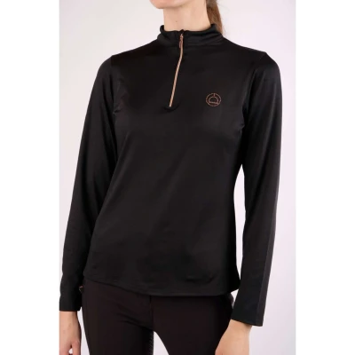 Abbildung von Montar Shirt Everly Rosegold Junior Lange Ärmel Schwarz 140