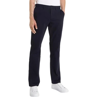 Abbildung von Tommy Hilfiger Herren Hose Essential Twill Chino Regular Fit, Blau (Desert Sky), 30W/29L