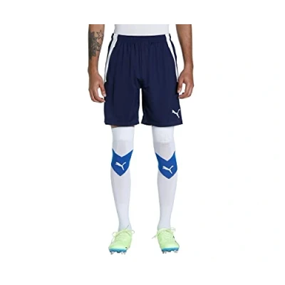 Abbildung von Puma kurze Sporthose, Herren, Größe: Medium, Blau