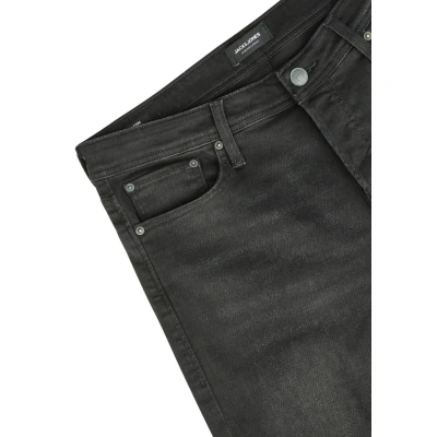 Abbildung von JACK &amp; JONES Jeans Herren Stretch Slim Fit JJIGLENN Jeanshose Hose Denim, Länge:36L, Farbe:Black (CB 137), Weite:38W