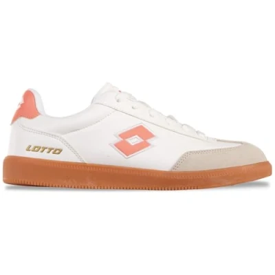 Abbildung von Lotto Unisex VINTAL MF Sneaker, White/Papaya, 38 EU