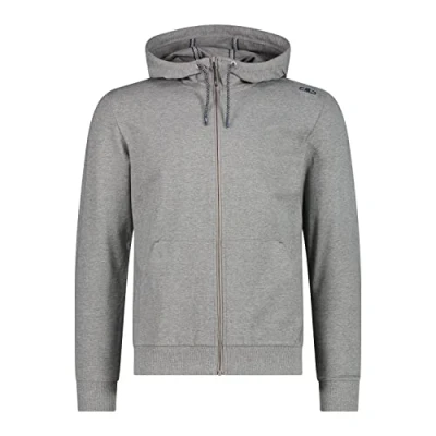 Abbildung von CMP Melange Sweatshirt für Herren mit fester Kapuze, Rauchmel. B.Blau, 54