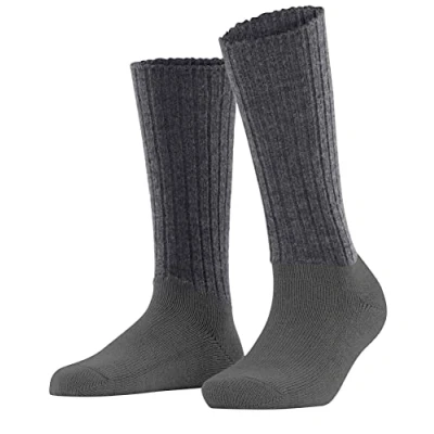 Abbildung von Esprit Damen Socken Long Boot, Nachhaltige Biologische Baumwolle Wolle, 1 Paar, Schwarz (Dark Rock 3093), 39 42