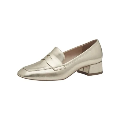 Abbildung von Tamaris Slipper, Damen, Größe: 39, Gold Veloursleder