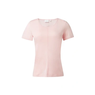Abbildung von comma casual identity MIT Nahtdetail Tshirt basic, Damen, Größe: 38, Rosa