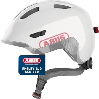 Abbildung von ABUS Unisex, Fahrradhelm, Weiß (Shiny White), S (45 50 cm)