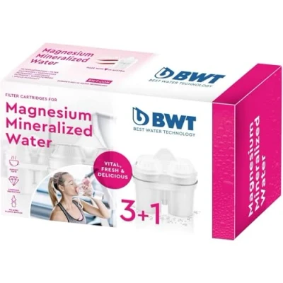 Abbildung von BWT L0814334 Magnesium Gourmet 3 + 1 Filterkartuschen, Kompatibel Brita Maxtra sauf Perfect Fit