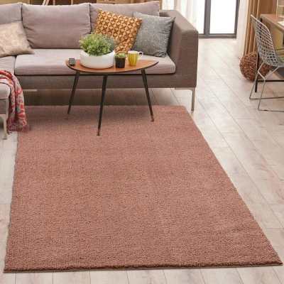 Abbildung von Carpet City Hochflor Teppich »Plainy«, rechteckig, 30 mm Höhe, Shaggy Polyester Teppich, besonders weich, Uni Farben