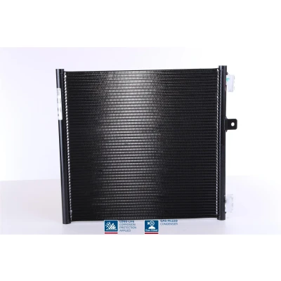 Abbildung von NISSENS 940704 Klimakondensator ohne Trockner Aluminium 379 R 134a