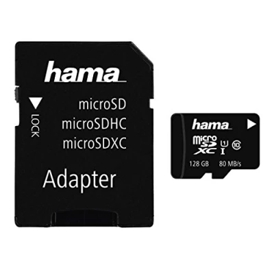 Abbildung von Hama Speicherkarte »microSD Karte, Memory Fast, + Adapter/Foto, Class 10 UHS I 80MB/s«, (UHS 80 MB/s Lesegeschwindigkeit)