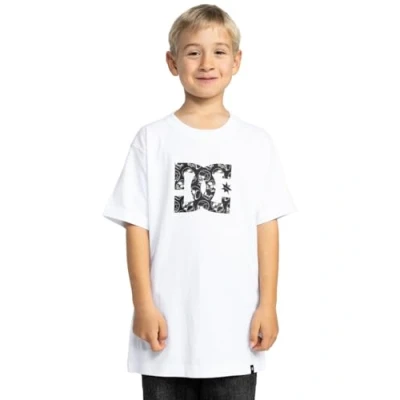 Abbildung von DC Shoes Tshirt print für Kinder, Größe: 140, Wbb0 white