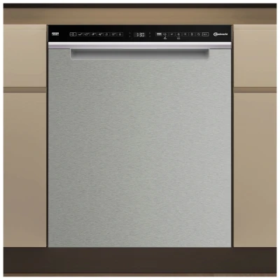 Abbildung von Bauknecht B7U HS51 X Unterbau Geschirrspüler/60 CM/15 Maßgedecke/PowerClean Pro Effektive Hochdruckdüsen/Natural Dry Automatische Türoffnung Bessere Trocknung/MaxiSpace Mehr Innenraum