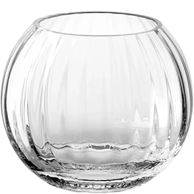 Abbildung von LEONARDO HOME Kugelvase Poesia 17,5 cm, 038941, Glas, Grau (Graumergel)