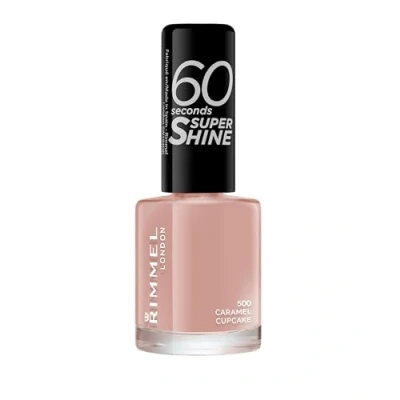 Abbildung von Rimmel London 60 Seconds Super Shine Nagellack, 703 White Hot Love, 8 ml, 1er Pack (1 x 1 Stück)