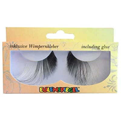 Abbildung von Eulenspiegel 000823 Künstliche Wimpern, Black &amp; White, , für Karneval, Mottoparty