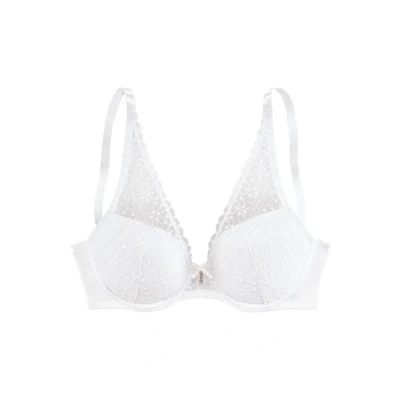 Abbildung von Lascana Triangel BH, Damen, Größe: 90B, Weiß