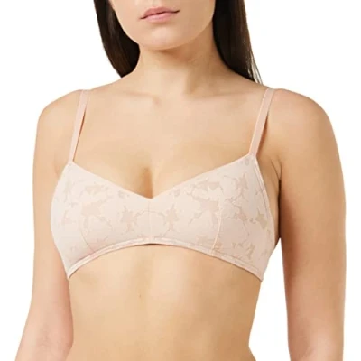 Abbildung von sloggi Damen ZERO Lace 2.0 Bralette Bustier, Light Brown, M
