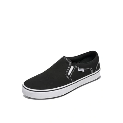 Abbildung von Vans Asher Unisex Sneaker, Canvas Black White, 47 EU