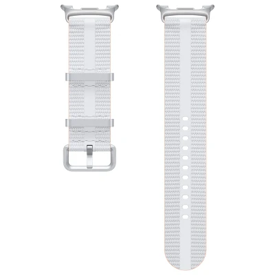 Abbildung von Original Watch8 Athleisure Band für das Galaxy Watch 8 M/L White Armband Stoff Samsung Weiß