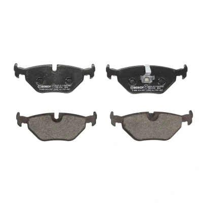 Abbildung von BOSCH 0 986 424 667 Bremsbelagsatz Low Metallic mit Kolbenclip, Anti Quietsch Blech SAAB: 9 5 Estate