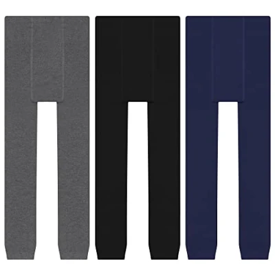 Abbildung von L&amp;K II 3er Pack Jungen Leggings Kinder Hosen Pants Herbst Frühling Baumwolle Knöchellang 2764B 146 152
