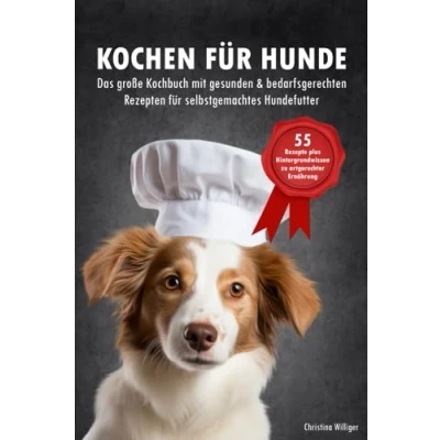 Abbildung von Kochen für Hunde Das große Kochbuch mit gesunden &amp; bedarfsgerechten Rezepten selbstgemachtes Hundefutter: 55 Rezepte + Hintergrundwissen zu artgerechter Ernährung