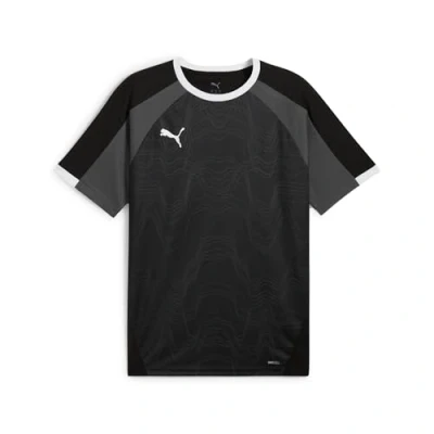 Abbildung von Puma Individualliga Graphic Sport Tshirt, Herren, Größe: XL, Black/shadow gray