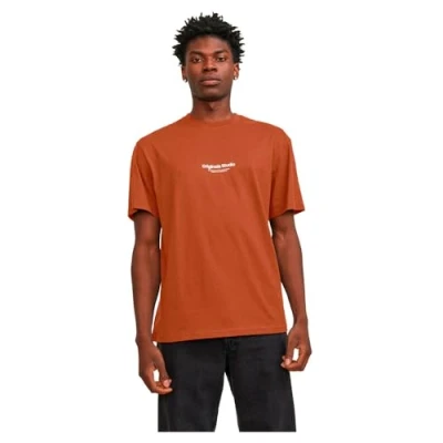 Abbildung von Jack &amp; Jones Jorvesterbro TEE Tshirt basic, Herren, Größe: Medium, Brown