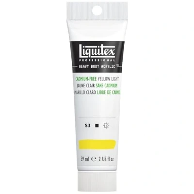 Abbildung von Liquitex 1045889 Professional Heavy Body Acrylfarbe in Künstlerqualität mit ausgezeichneter Lichtechtheit buttriger Konsistenz, 59ml Tube Kadmiumfrei Gelb hell