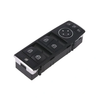 Abbildung von TOPRAN 409 608 Schalter, Fensterheber fahrerseitig verchromter Rand MERCEDES BENZ: C Class T modell, Saloon, E modell