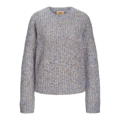 Abbildung von JJXX Jxskyla CREW NECK Strickpullover, Damen, Größe: Large, Coronet blue