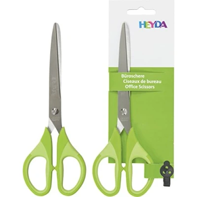 Abbildung von Heyda 204809452 Universalschere Colour Code (18 cm mit Soft Touch Einlage) grün / kiwi