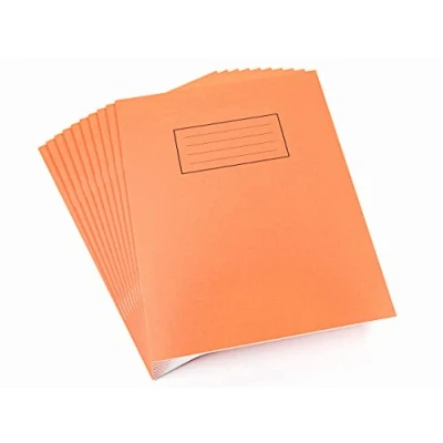 Abbildung von Silvine EX105 Übungsheft 5 mm Karos 80 Seiten 229 x 178 10 Stück orange