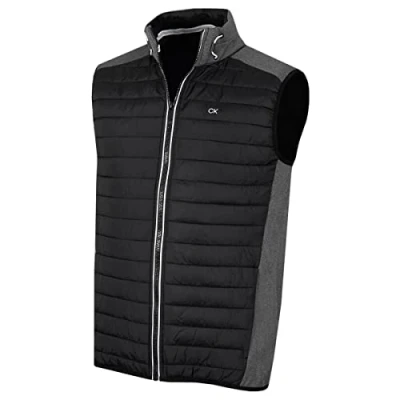 Abbildung von Calvin Klein Herren Hybrid Gilet Holzkohle/Schwarz M.