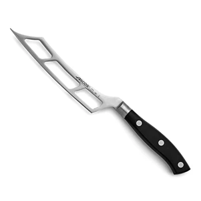 Abbildung von Arcos Serie Riviera Käsemesser Klinge aus Nitrum geschmiedetem Edelstahl 145 mm HandGriff Polyoxymethylen (POM) Farbe Schwarz