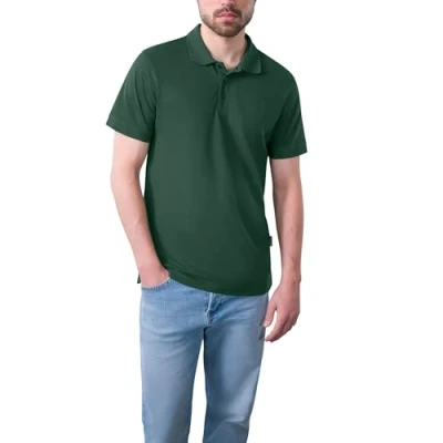 Abbildung von HRM Herren Heavy Performance Polohemd, Bottle Green, 5XL EU