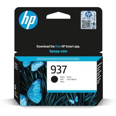 Abbildung von HP 937 (4S6W5NE) Schwarz Original Druckerpatrone, für OfficeJet Pro 9720e; 9730e All in One Großformatdrucker; 91xx Drucker