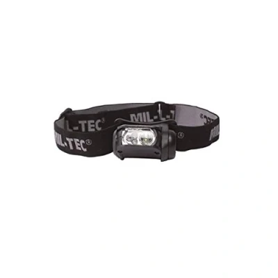 Abbildung von Mil Tec Unisex Erwachsene 15170102 Kopflampe Kopflampe, Schwarz, Einheitsgröße