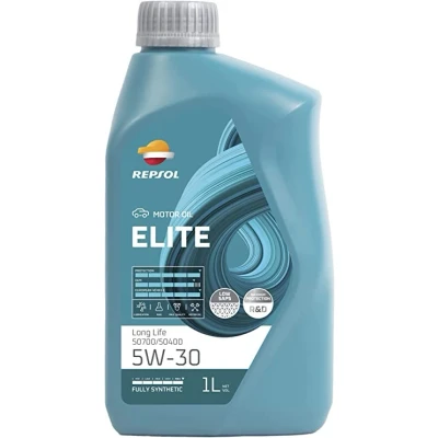 Abbildung von Repsol Elite Long Life 5W 30 1l Motoröl RPP0057IHA AUDI: A5 B8 Coupe, Q3, A4 Avant, BMW: 3 Saloon, 5 Touring, VOLKSWAGEN: Golf 4,