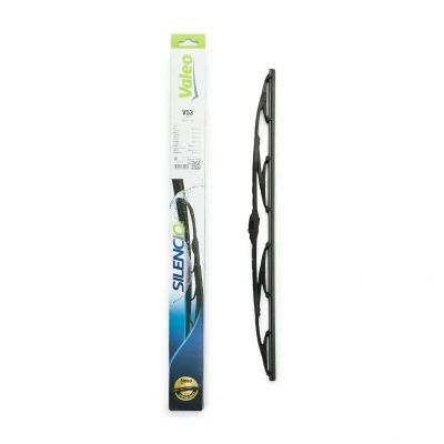 Abbildung von Scheibenwischer Valeo Silencio Standard 574117 530mm vorne Hakenbefestigung VOLKSWAGEN: Golf 4, Passat B5 GP Estate, TRANSPORTER 4 Bus